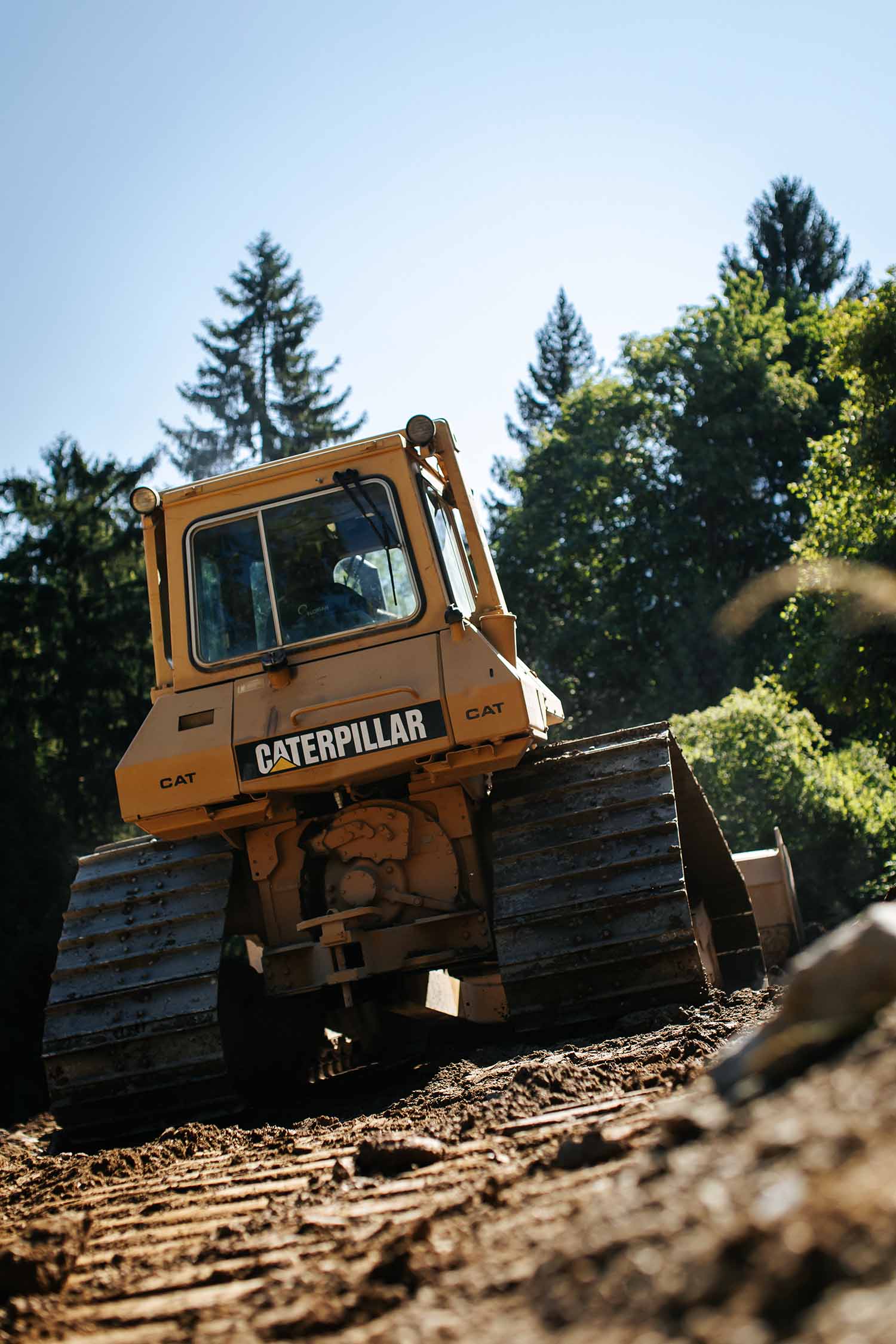 Buldozer à chenilles