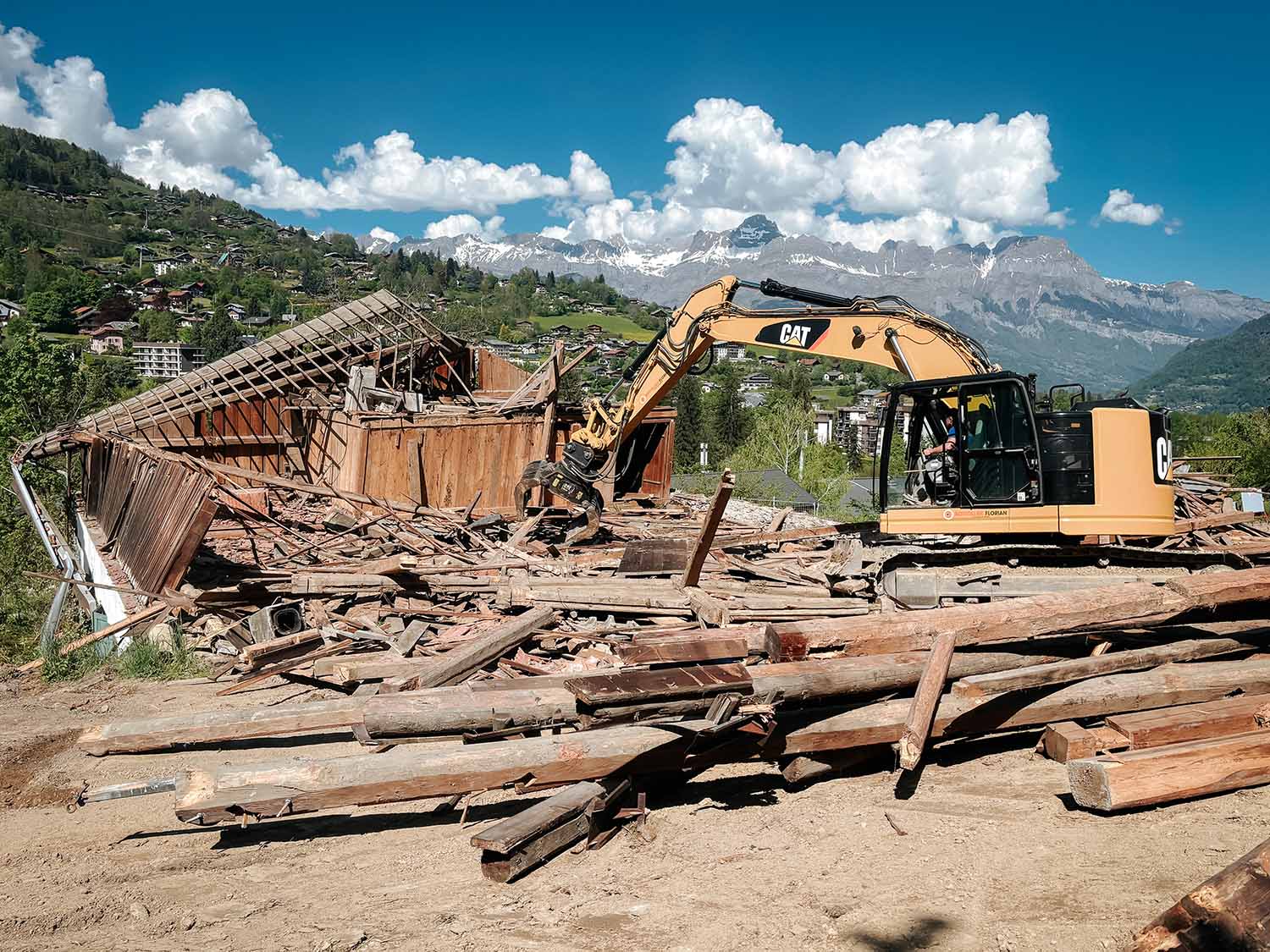 Déconstruction et tri des matériaux